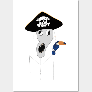 Zombie pirate Posters and Art